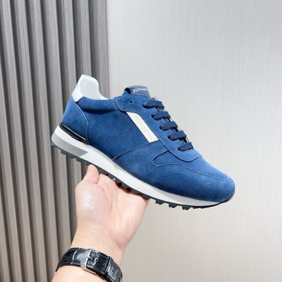 Dolce & Gabbana Men's Blue Suede Leather Sneakers - Casual & Stylish 3 cmp i1744372078361 1927 0 1