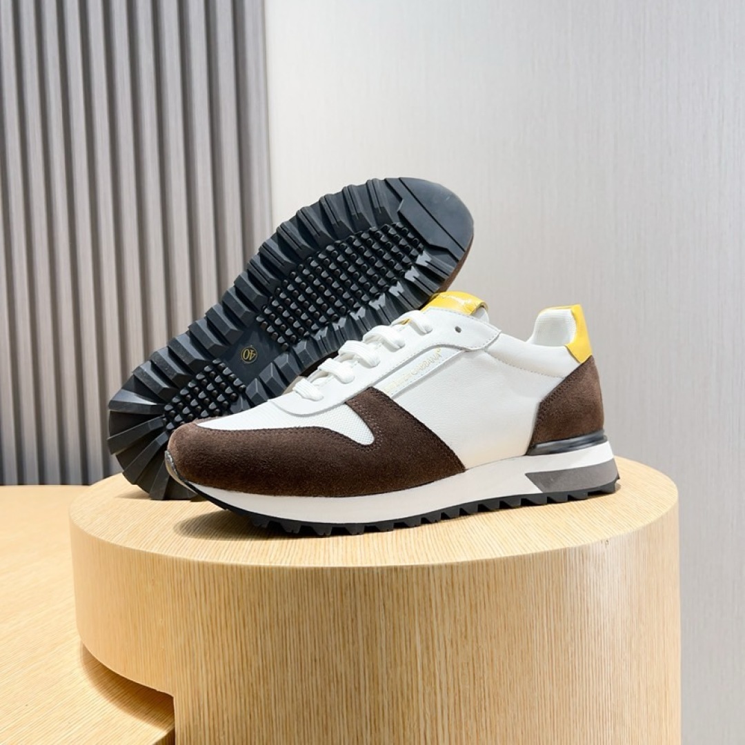 Dolce & Gabbana Men's White/Brown Leather Sneakers Size 38-44 9 cmp i1744372109186 3957 0 7