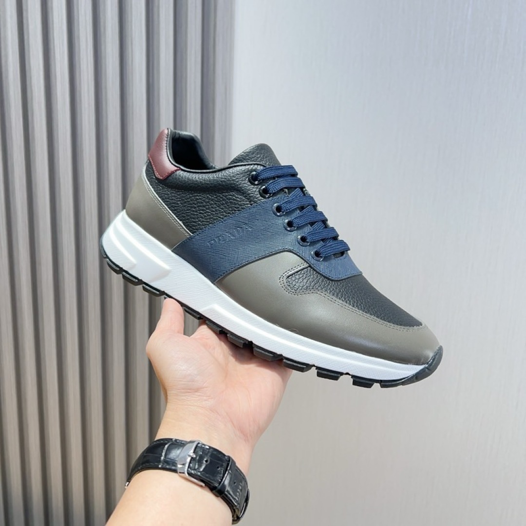PRADA Men's Leather Sneakers - Comfortable, Stylish, and High-Quality Footwear 3 cmp i1744372155648 3591 0 1