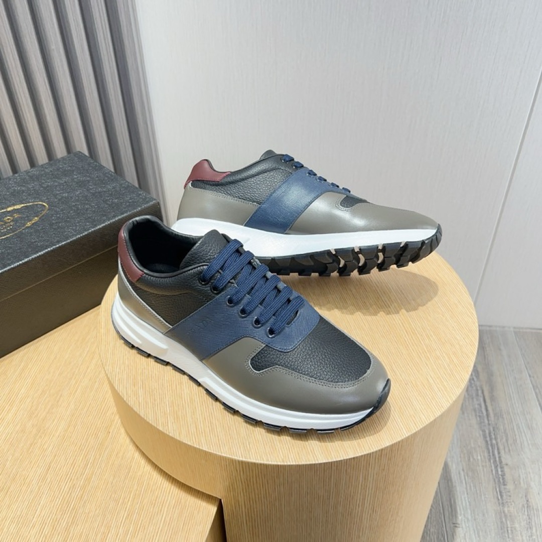 PRADA Men's Leather Sneakers - Comfortable, Stylish, and High-Quality Footwear 4 cmp i1744372156477 9203 0 2
