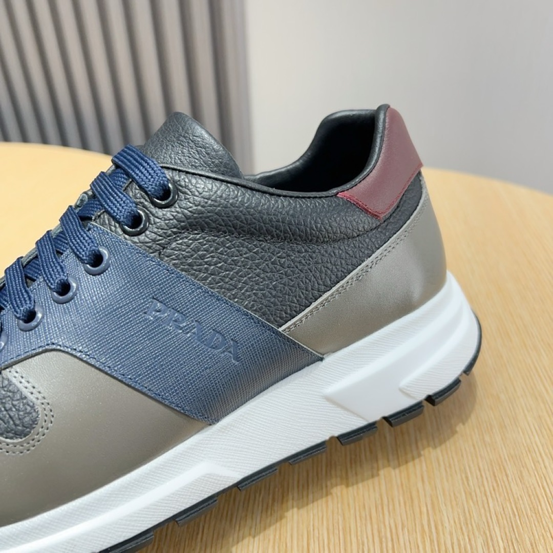 PRADA Men's Leather Sneakers - Comfortable, Stylish, and High-Quality Footwear 6 cmp i1744372156478 5158 0 4