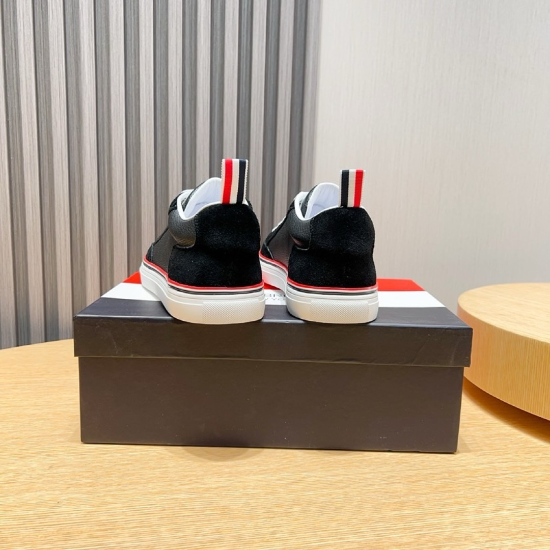 Thom Browne Leather Sneakers with Signature Stripe Detail - Available Now! 7 cmp i1744652625709 8464 0 5