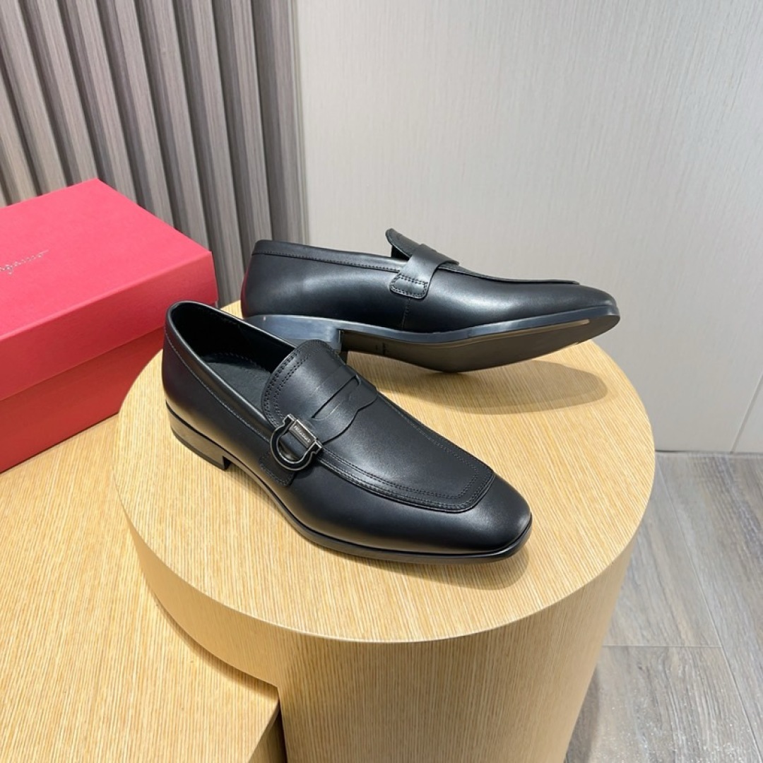 Ferragamo Men's Leather Loafers: Classic Style, Premium Comfort, Sizes 38-44 3 cmp i1744654071187 4767 0 1