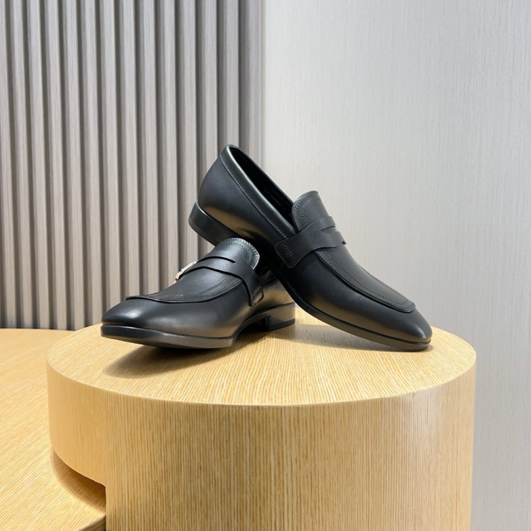 Ferragamo Men's Leather Loafers: Classic Style, Premium Comfort, Sizes 38-44 8 cmp i1744654072268 4126 0 6