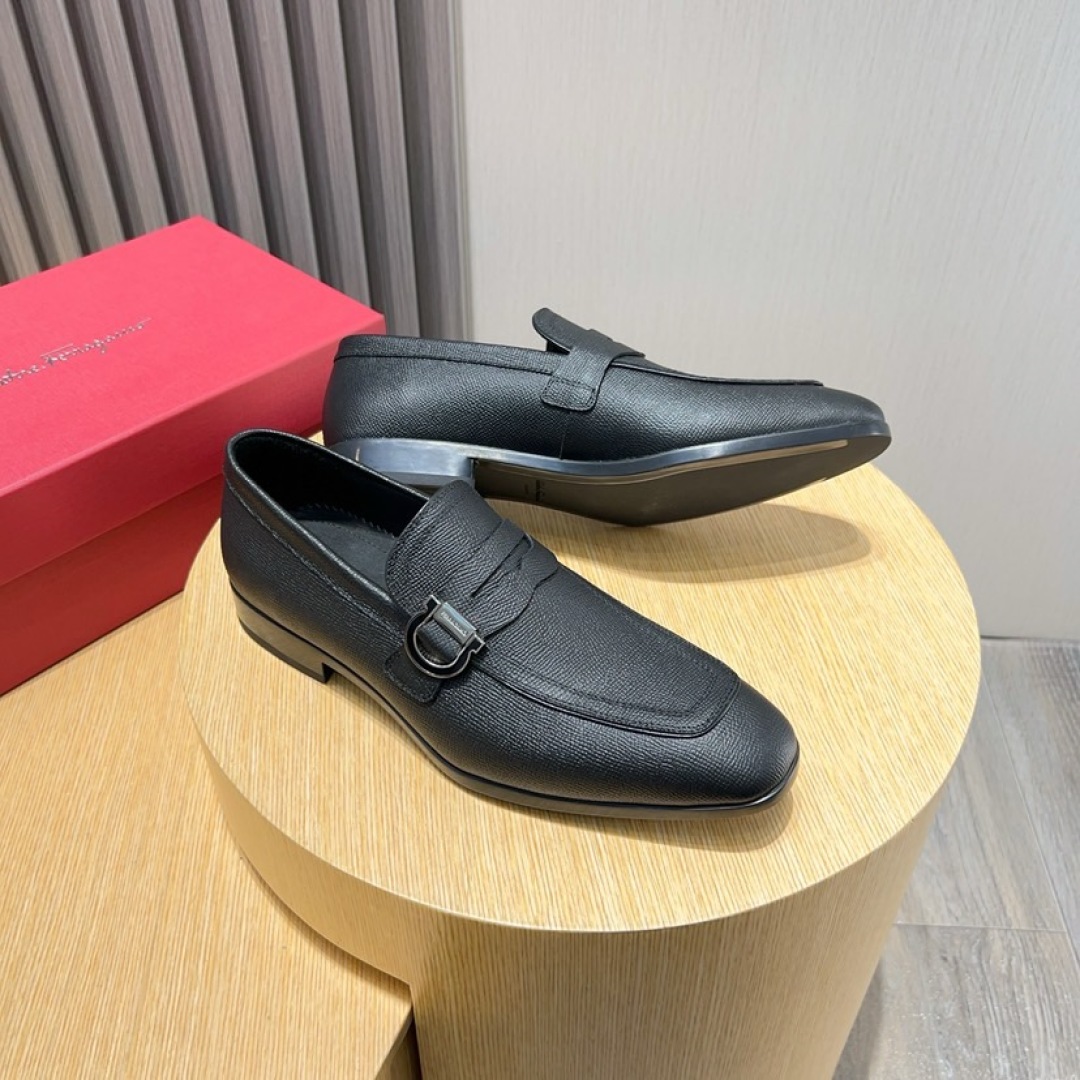 Ferragamo Men's Leather Loafers - Business Casual Dress Shoes, Sizes 38-44 4 cmp i1744654180176 8947 0 2
