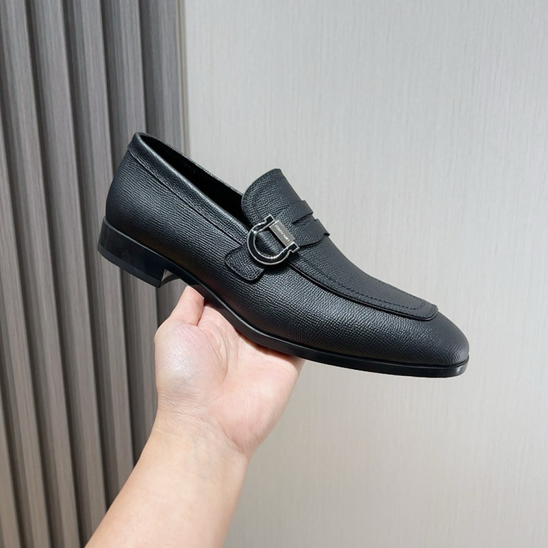 Ferragamo Men's Leather Loafers - Business Casual Dress Shoes, Sizes 38-44 3 cmp i1744654181203 8369 0 1