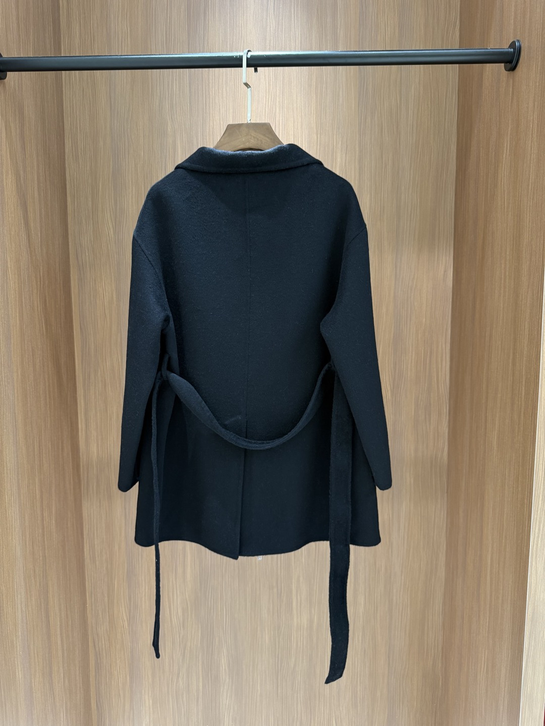 Hermes 25秋冬新款 极简双口袋羊绒大衣 yb定制100%羊绒 定制zg刻字logo辅料 高版本 