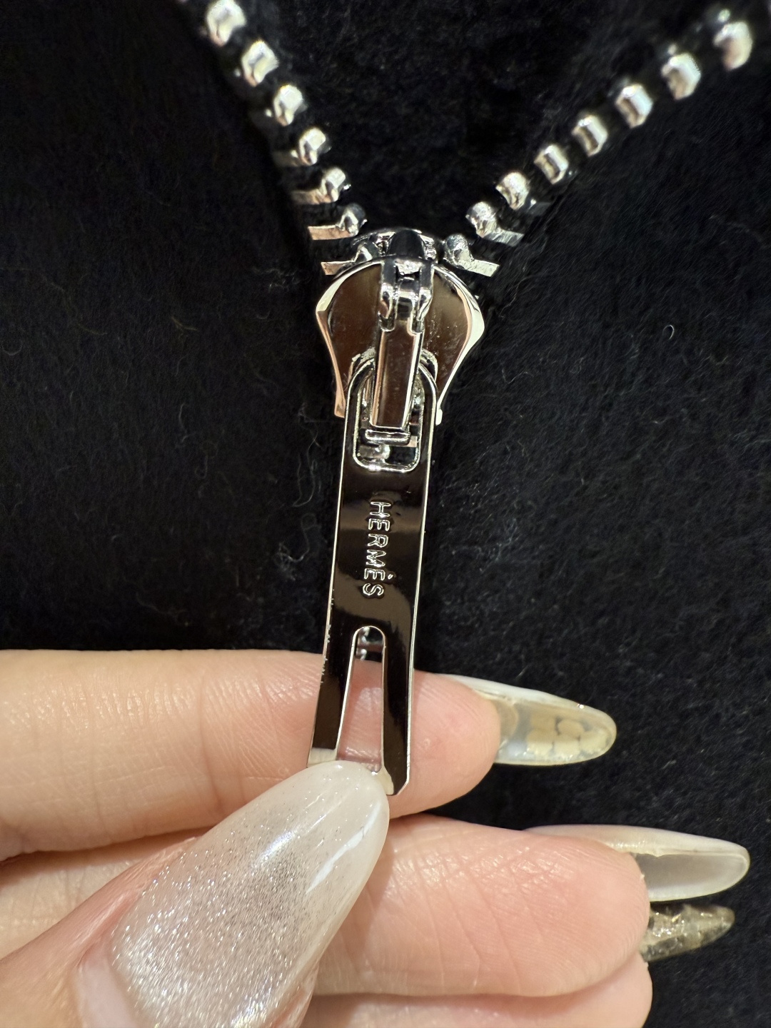 Hermes 25秋冬新款 极简双口袋羊绒大衣 yb定制100%羊绒 定制zg刻字logo辅料 高版本 