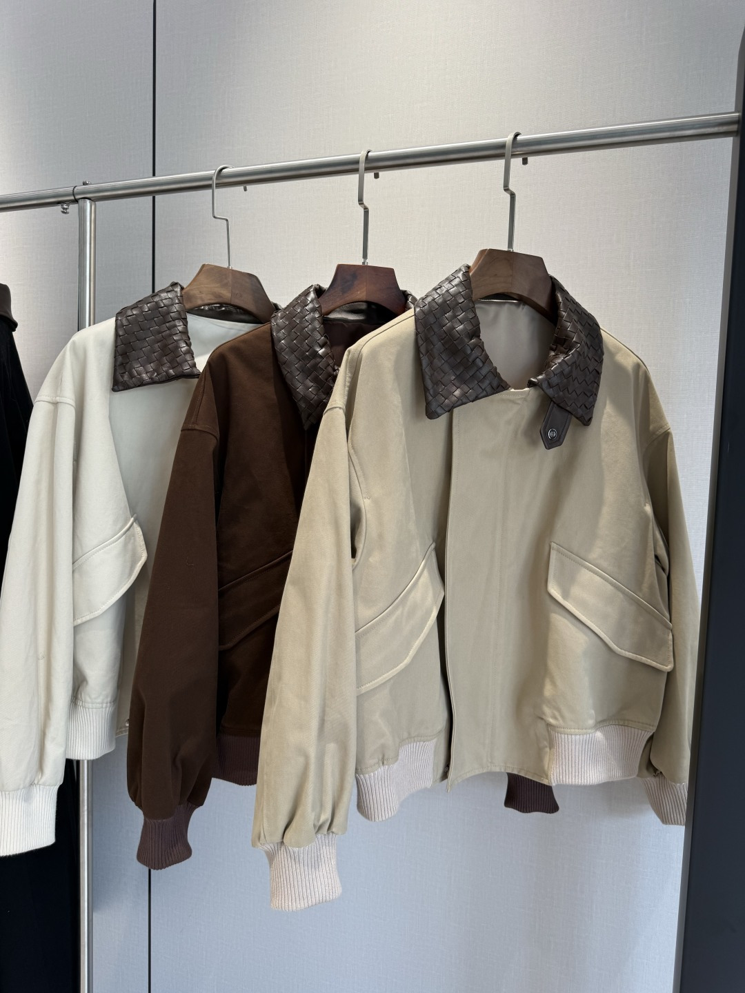 BOTTEGA VENETA Cotton Twill Bomber Jacket