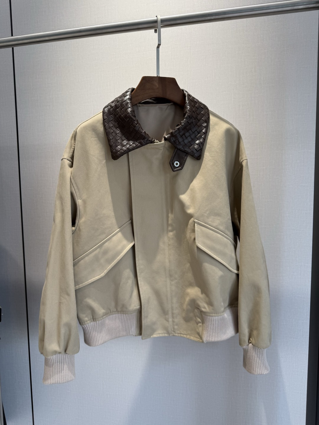 BOTTEGA VENETA Cotton Twill Bomber Jacket