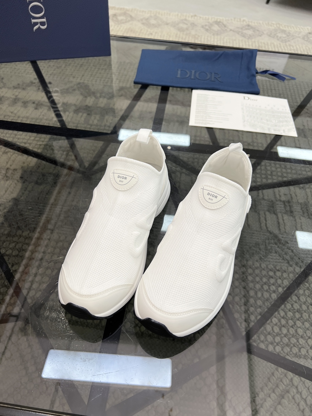  D 🔍顶级代购🇮🇹 迪 炸街男神B30爆款超人气运动，新品专柜同步，鞋面意大利原版进口飞织面料，潮达人