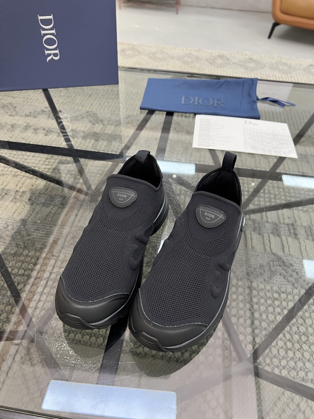  D 🔍顶级代购🇮🇹 迪 炸街男神B30爆款超人气运动，新品专柜同步，鞋面意大利原版进口飞织面料，潮达人