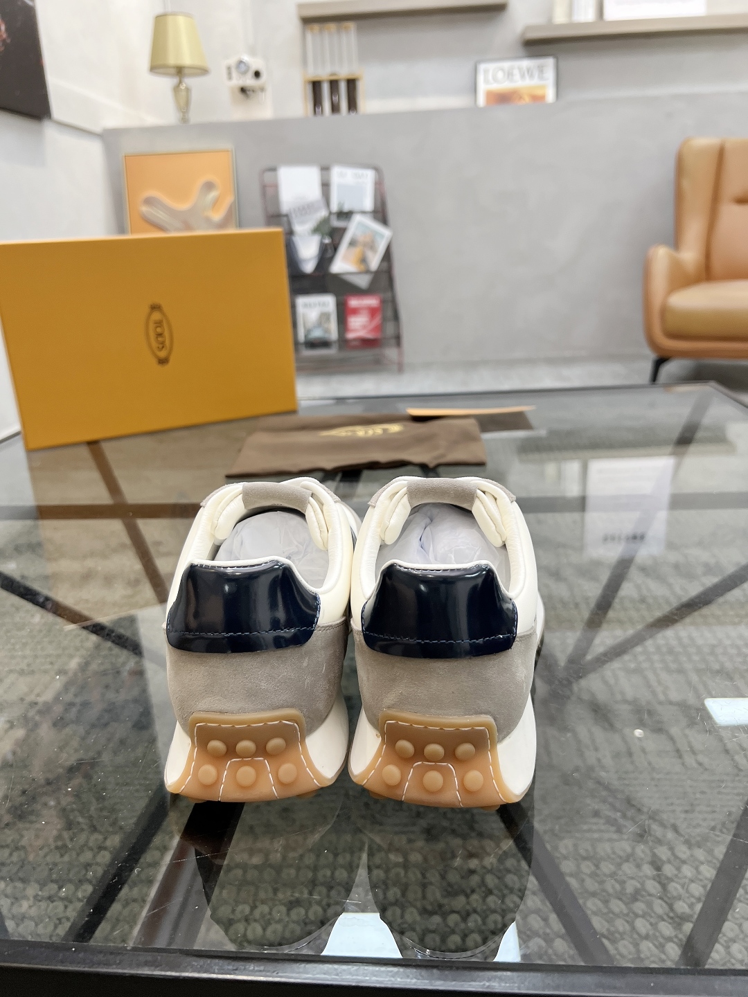 Tod's Men's Leather and Suede Sneaker, Imported Italian Leather, Multiple Sizes 9 cmp i1745741978469 5120 0 7