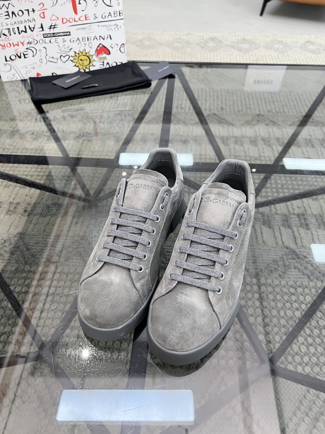  D 🔍顶级代购🇮🇹 杜 炸街男神休闲运动板鞋爆款专柜新品同步，鞋面意大利进口牛皮面料，高品质复杂工艺，