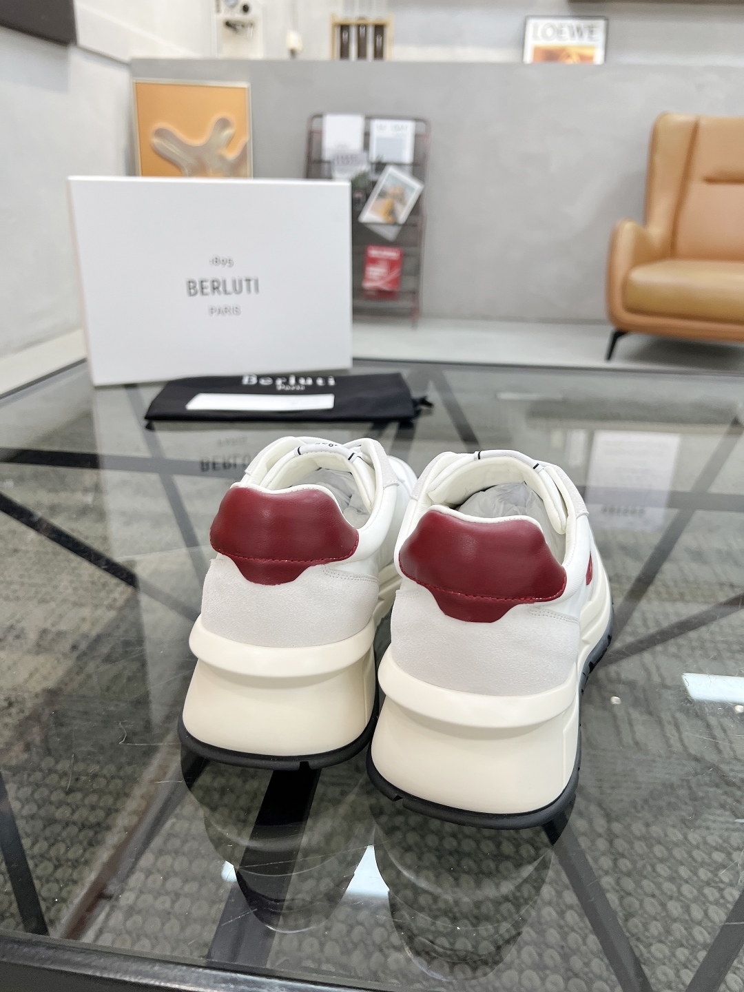  B 🔍顶级代购🇮🇹 布鲁 炸街男神运动鞋新品来袭 专柜同步发售原厂配置，意大利进口原版牛皮搭配帆布面料