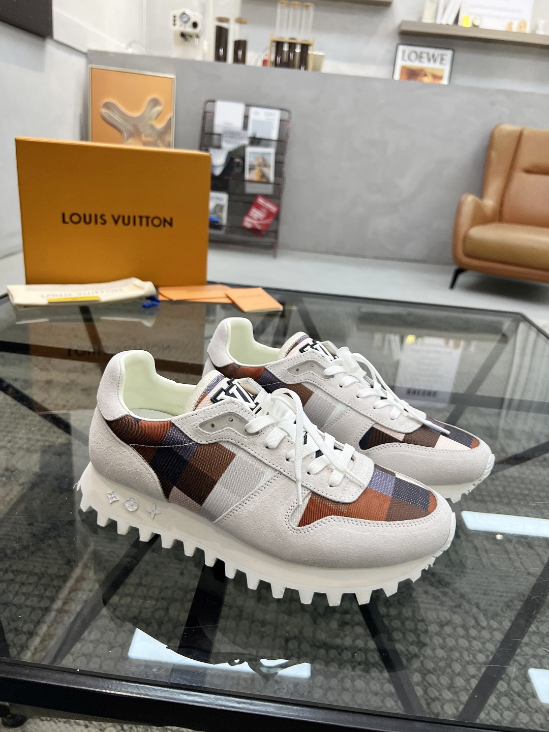 Louis Vuitton Men's Run Away Pulse Sneakers, Size 38-44, Calf Leather 3 cmp i1746691737123 6449 0 1
