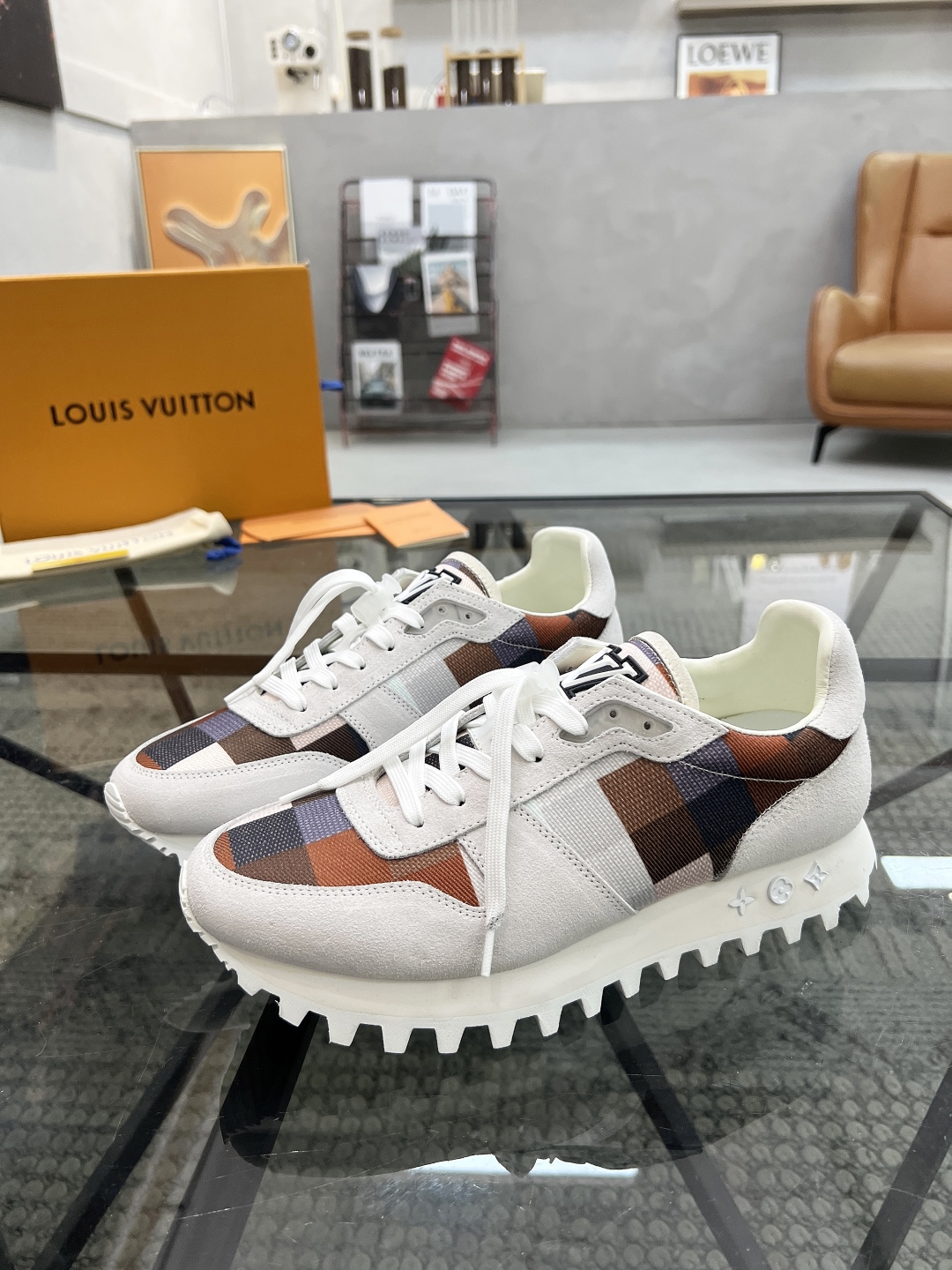 Louis Vuitton Men's Run Away Pulse Sneakers, Size 38-44, Calf Leather 1 Louis Vuitton Men's Run Away Pulse Sneakers, Size 38-44, Calf Leather