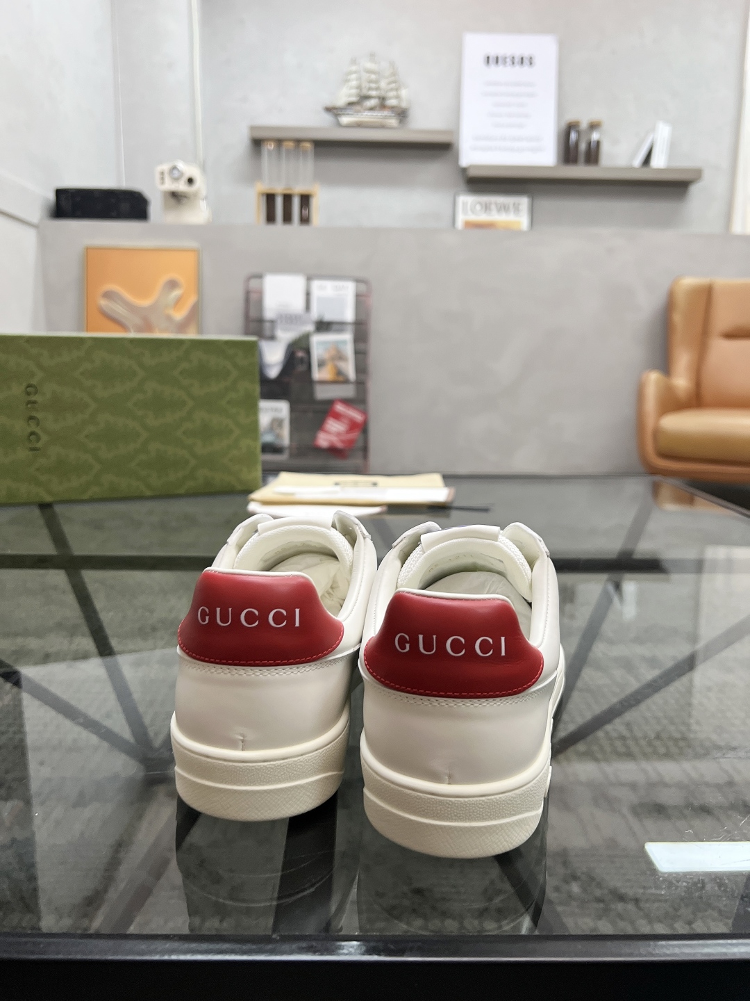  G 🔍顶级代购🇮🇹 古 炸街男神爆款超级完美官网新品，专柜同步发售原厂配置，意大利进口牛皮搭配G布面料