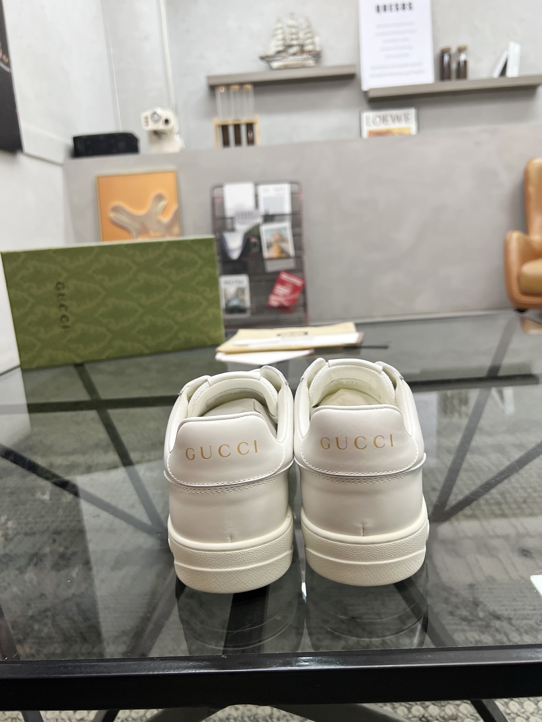  G 🔍顶级代购🇮🇹 古 炸街男神爆款超级完美官网新品，专柜同步发售原厂配置，意大利进口牛皮搭配G布面料