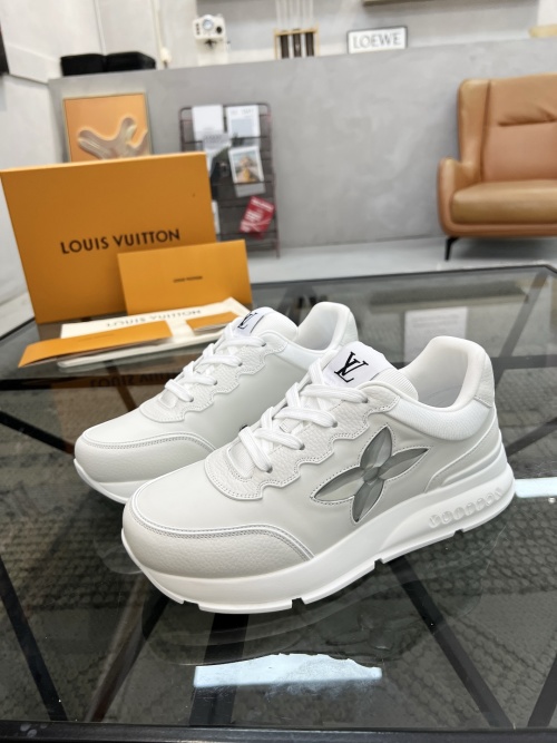 Louis Vuitton Men's Rivoli Sneaker in White Leather - Iconic Style