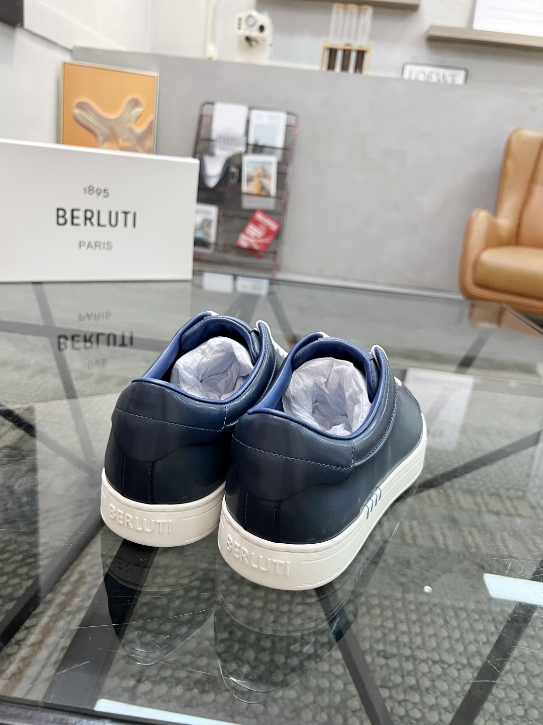  B 🔍顶级代购🇮🇹 布鲁 炸街男神新品专柜同步原厂配置，意大利进口定制牛皮面料，高品质擦色工艺全鞋配件
