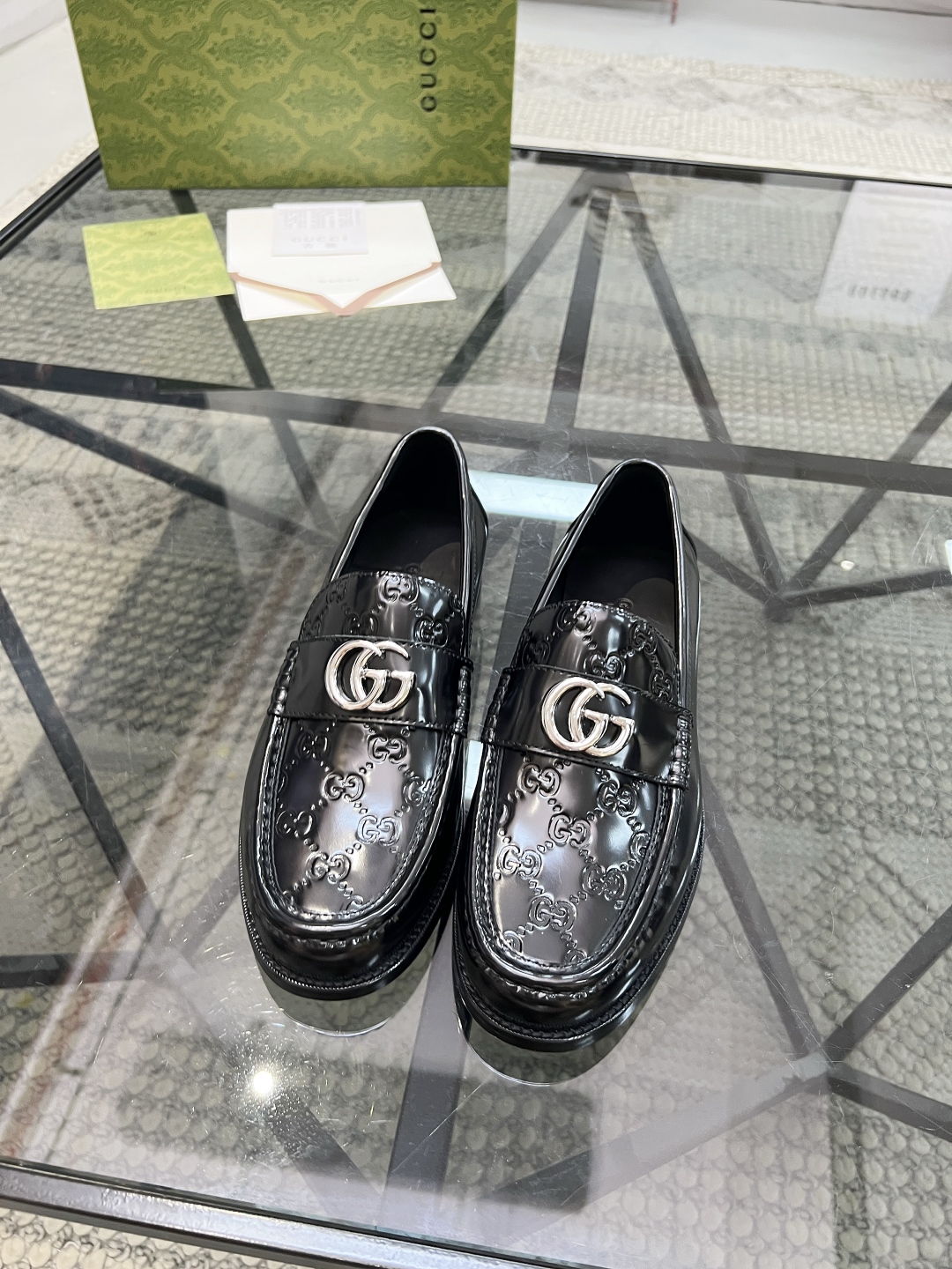  G 🔍顶级代购🇮🇹 古 炸街男神休闲真皮底皮鞋系列专柜同步发售原厂配置，意大利进口原版牛皮面料 ，进口