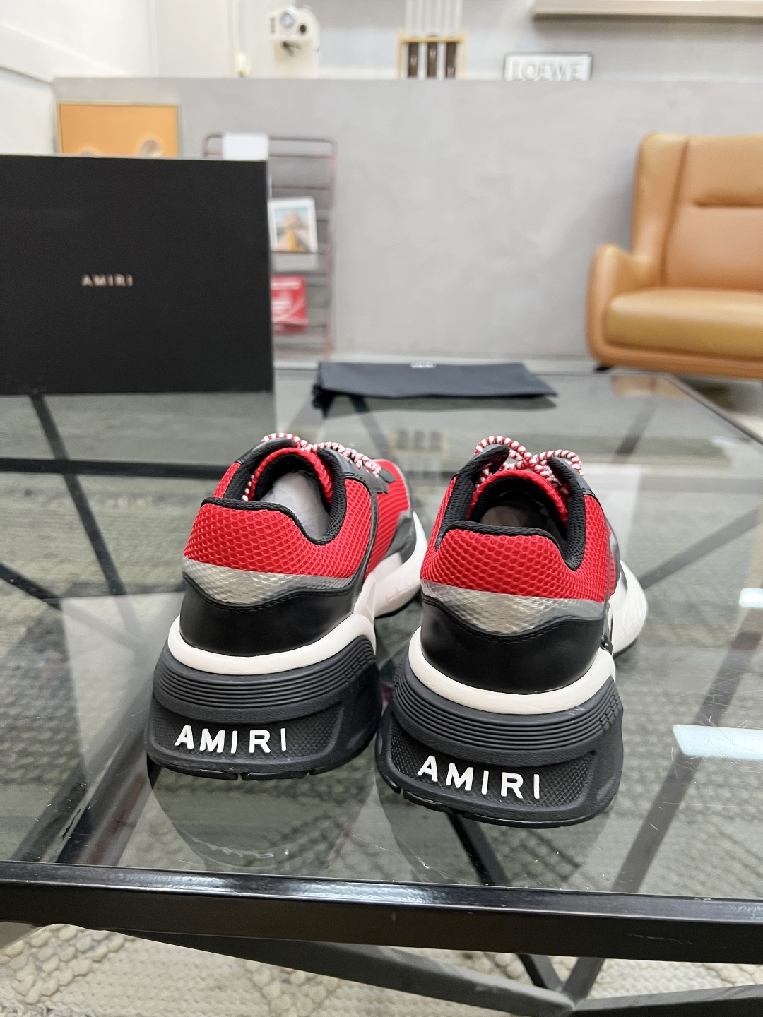  A 🔍顶级代购🇮🇹 AM 炸街男神新品专柜同步原厂配置，意大利进口牛皮搭配网布面料，全鞋配件私模打造，