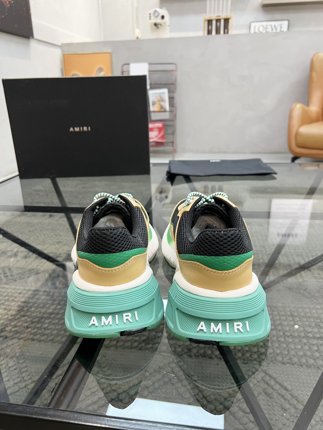  A 🔍顶级代购🇮🇹 AM 炸街男神新品专柜同步原厂配置，意大利进口牛皮搭配网布面料，全鞋配件私模打造，