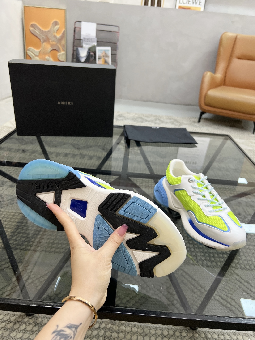  A 🔍顶级代购🇮🇹 AM 炸街男神新品专柜同步原厂配置，意大利进口牛皮搭配网布面料，全鞋配件私模打造，