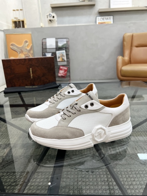 Stefano Ricci Men's Leather Sneakers Casual Shoes 1 Stefano Ricci Men's Leather Sneakers Casual Shoes
