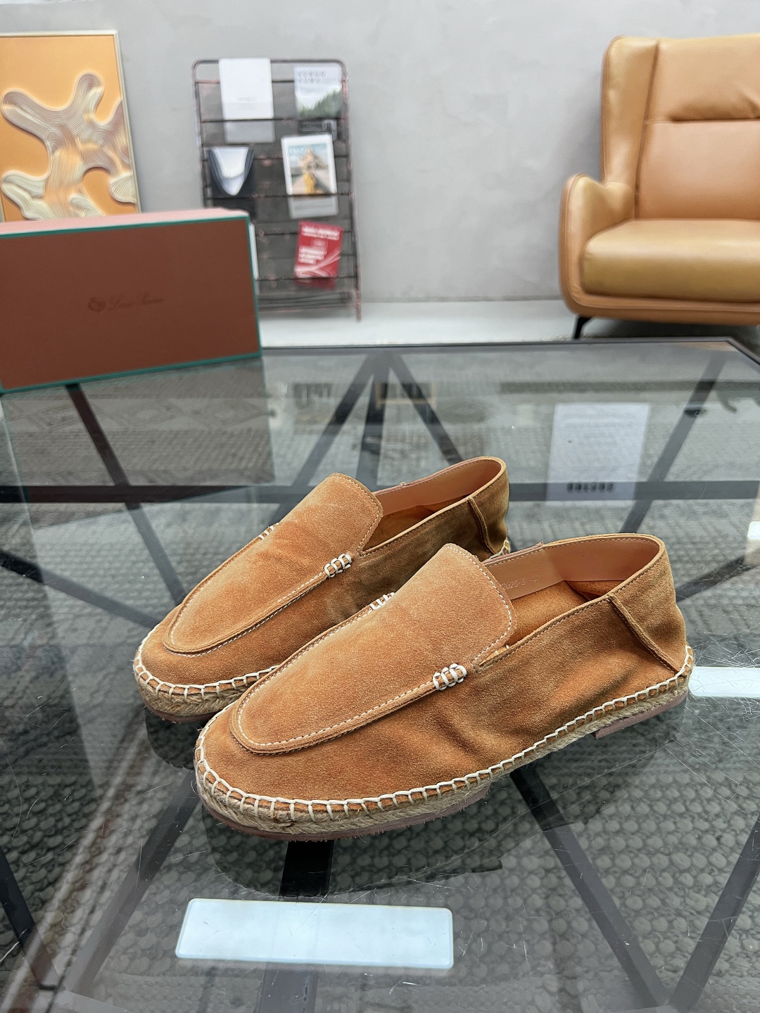  L 🔍顶级代购🇮🇹 LP  炸街男神渔夫鞋套脚新品，鞋面意大利进口牛皮面料，透气舒适水染牛皮里垫，做工