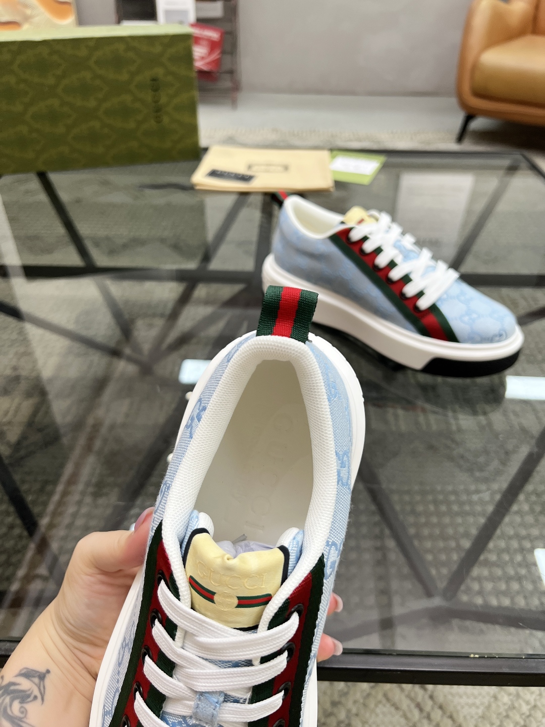  G 🔍顶级代购🇮🇹 古 炸街男神新品来袭，超人气爆款专柜新款，原厂配置意大利进口印花布面料，高品质复杂