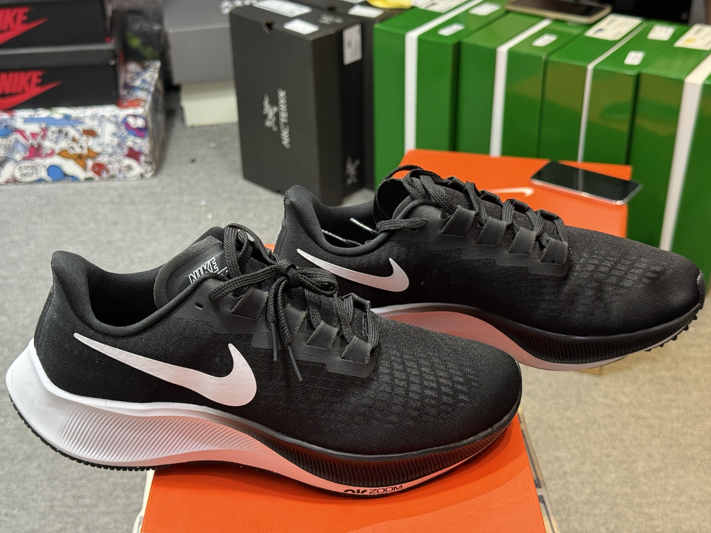 Nike Pegasus 37 Running Shoes - Men's & Women's - Black/White 9 cmp i1749390844999 2685 0 12
