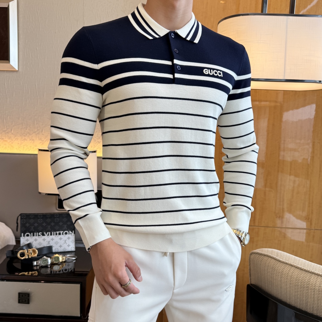 Gucci Striped Wool Blend Polo Shirt - Fall/Winter 2025 Collection 4 cmp i1756658666781 9204 0 2
