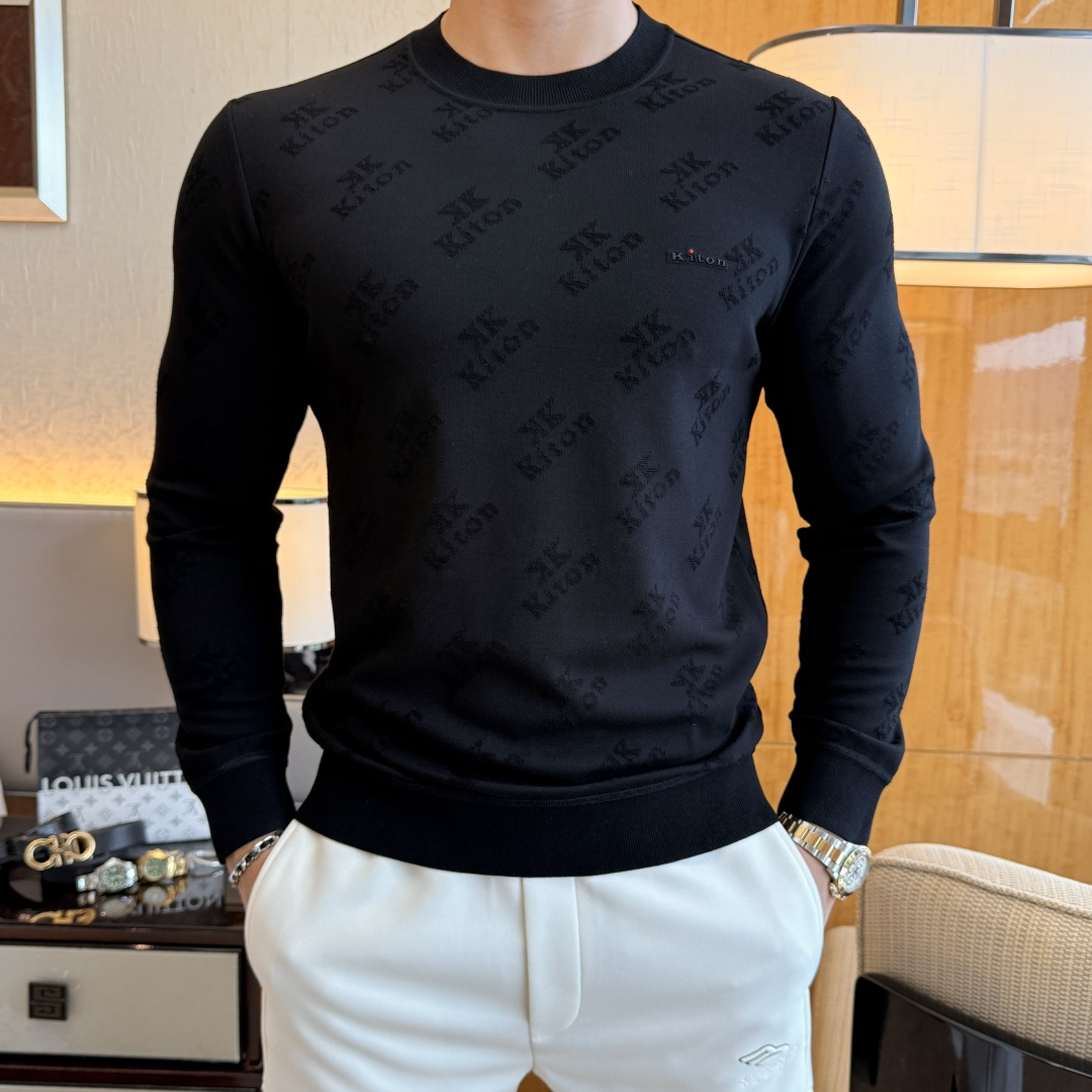 NO:539069,Kiton - 2025ss autumn clothing big long-sleeved T-shirt, using customized high-end cotton fabrics, fashionable big-name element logo design, soft, delicate, comfortable and warm, made with multiple craftsmanship, basic base shirts are indispensable for men's wardrobe. They can be matched with various clothing anytime and anywhere to meet your daily needs. The clothes design is simple but not simple. Dear, hurry up and buy it. Standard version size M~3XL, maximum wearable 190 kilograms!  ,,tees,t-shirt,alexander wang19860909Kiton - 2025ss秋装大爆款长袖T恤,采用定制高级棉面料 时尚大牌元素logo设计,柔软细腻舒适保暖,多重工艺制作,男人的衣柜都少不了基础打底衫 随时随地都可以拿来搭配各种服饰 满足您日常生活需求 ,衣服设计简约而不简单 , 亲们赶紧入手 标准版型 尺码M~3XL 最大可穿190斤！,,tees，t-shirt,alexander wang,Men's clothing