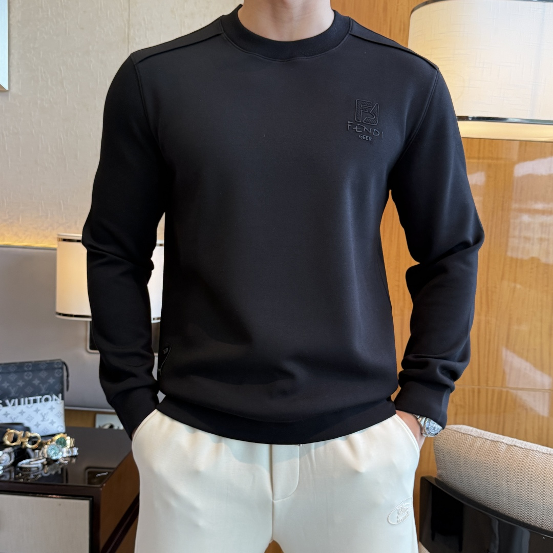 NO:564845,Fendi - 2025ss autumn hot new model, the highest version of fashionable pullover cashmere sweatshirt T-shirt, a classic that must be released every year. Favored and respected by major stars, it selects high-end European cotton blended fabrics, made with heavy craftsmanship, original hardware accessories logo design, soft and smooth, and dense texture!  Stylish upper body!  One of the impeccable must-have styles for autumn!  M-3XL,,fendi,hoodie,sweatshirts,tees,t-shirt,alexander wang19860909芬迪 - 2025ss秋季大爆新款,最高版本时尚套头羊绒卫衣T恤、每年必出的经典之作.受各大明星的青睐推崇,精选高端欧棉混纺面料,重工艺制作,原版五金辅料logo设计,柔软顺滑,质地密实！上身时尚有型！秋季无可挑剔必选款式之一！M-3XL,,fendi,hoodie,sweatshirts,tees，t-shirt,alexander wang,Men's clothing