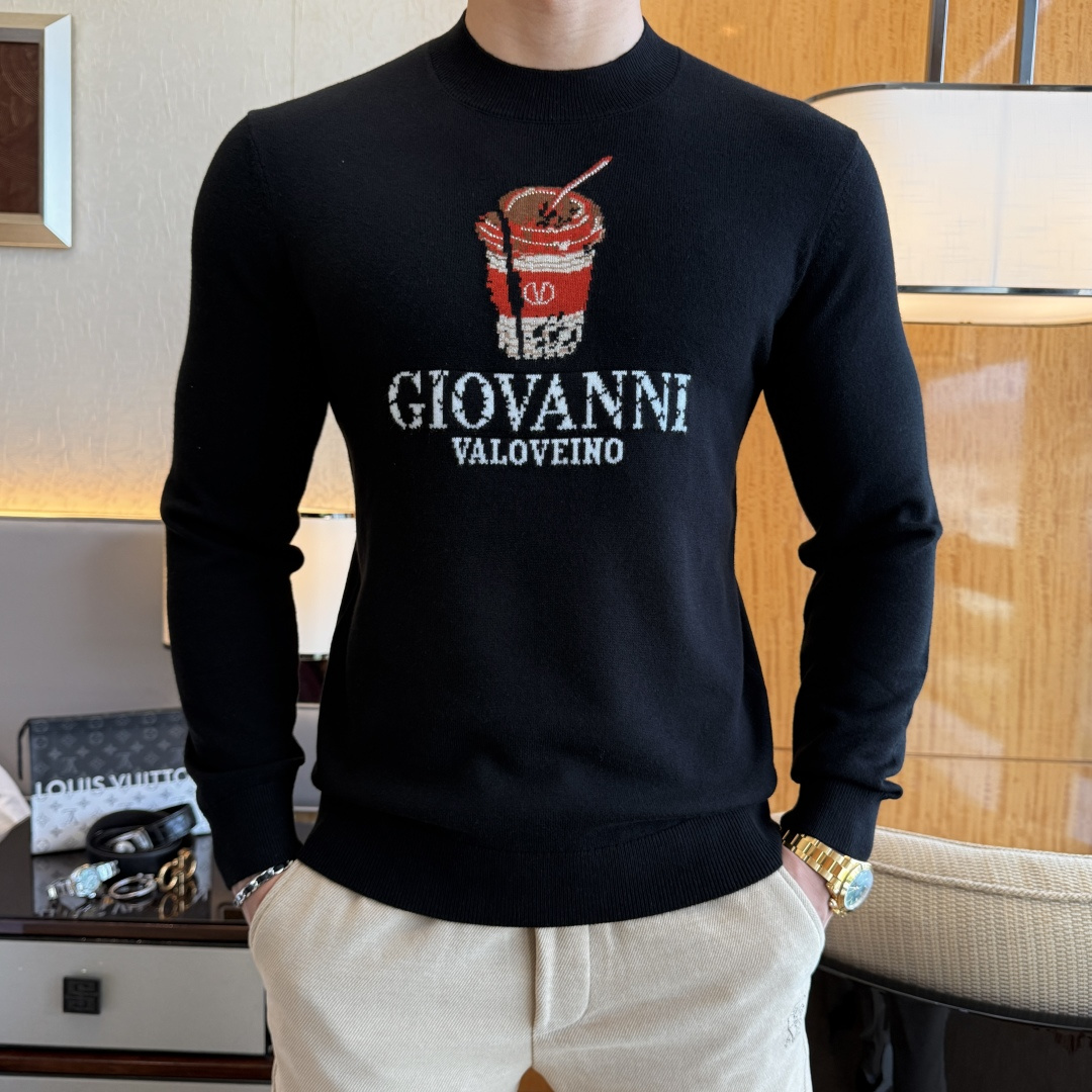 NO:598271,Valentino - 2025SS Autumn and Winter Counter Hot Knitted Sweaters, Casual and Fashionable Outerwear, Must-Have Interior Styles, Customized Imported Worsted Sheep Wool Fabric, The Fabric Has a Fine Handle, Comfortable Close-fitting, Not Pricking, Good Upper Body Shape, Warm to wear, Counter Logo Design is Very Unique, Original Quality and Craftsmanship, Absolutely the Highest Version on the Market. Top Original Originals Wear Awesome, Smooth and Stiff, Not Easily Deformed. The Overlocking and Sewing Plates Are Very Rigorous, Absolute First-line OEM Requirements!  Don’t miss it, male gods!  Size M-3XL,,valentino,alexander wang19860909华伦天奴 - 2025ss秋冬专柜大爆款针织毛衫,休闲时尚外穿 内搭必备款,定制进口精纺绵羊毛面料,面料手感细腻,贴身舒适不扎肉,上身版型好 穿着保暖,专柜标志设计非常独特,原版品质与工艺 绝对市场最高版本 顶级原版穿着超赞 柔顺挺括,不易变形.锁边缝盘都非常严谨考究 绝对一线代工要求！男神们别错过！ 尺码 M-3XL,,valentino,alexander wang,Men's clothing