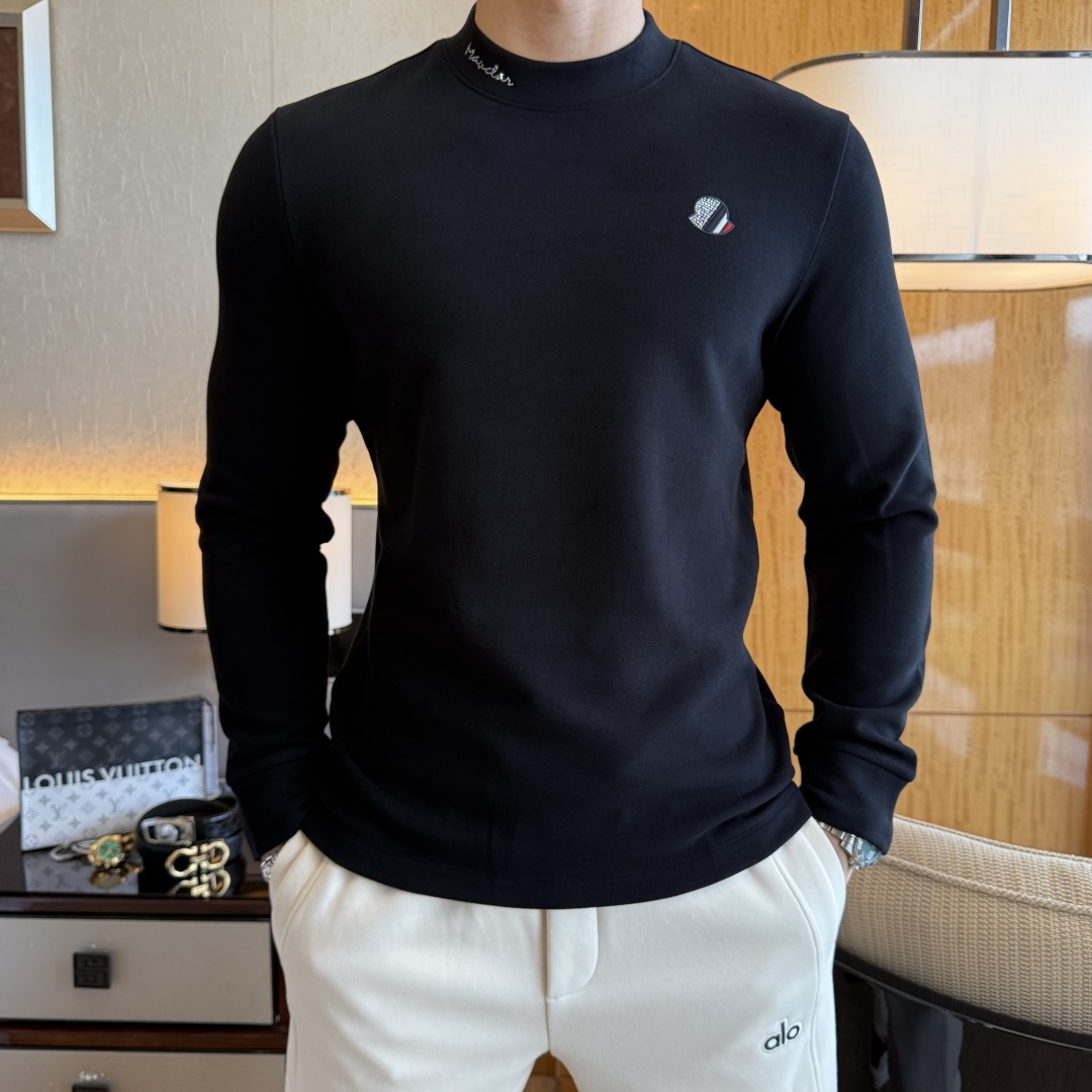 NO:682107,Mengkou - ss autumn popular cashmere long-sleeved T-shirt, made of customized high-grade cotton fabric, fashionable big-name element logo design, soft, delicate, comfortable and warm, made with multiple processes, a basic base layer shirt is indispensable in a man's wardrobe. It can be used to match various clothes anytime and anywhere to meet your daily life needs. The design of the clothes is simple but not simple. Dear friends, hurry up and get it. Standard version, size M~3XL, can wear up to 190 pounds!  ,,Moncler,tees,t-shirt,19860909蒙口 - ss秋装大爆款羊绒长袖T恤,采用定制高级棉面料 时尚大牌元素logo设计,柔软细腻舒适保暖,多重工艺制作,男人的衣柜都少不了基础打底衫 随时随地都可以拿来搭配各种服饰 满足您日常生活需求 ,衣服设计简约而不简单 , 亲们赶紧入手 标准版型 尺码M~3XL 最大可穿190斤！,,Moncler,tees，t-shirt,,Men's clothing
