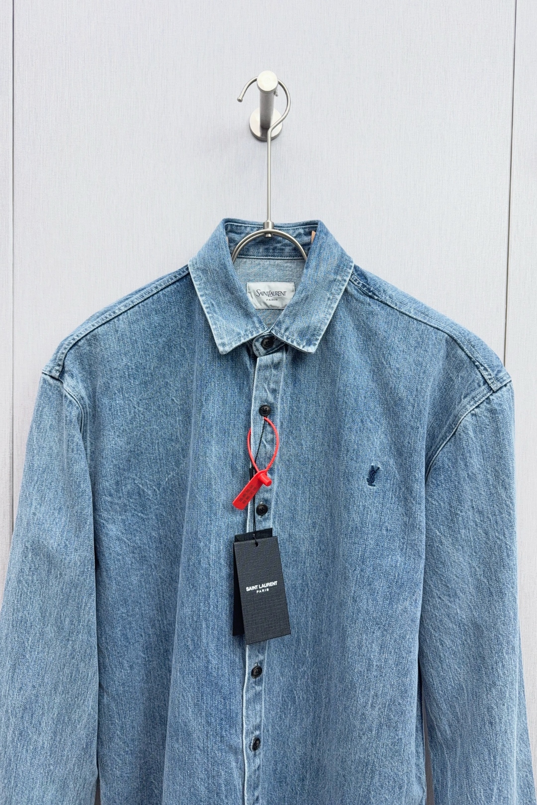 Saint Laurent Embroidered Cowboy Coats: Customized Twilight Elegance with YSL Embroidery - 图片 4