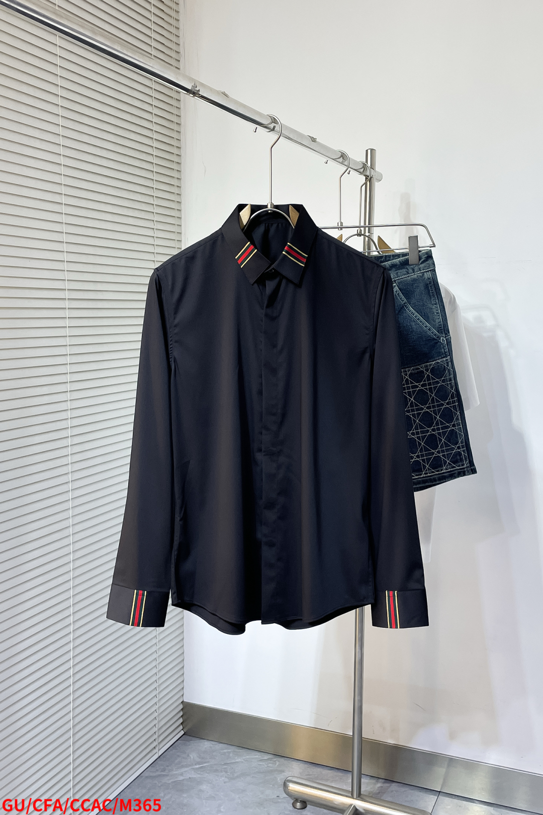 Luxurious 3D Tailored Shirt: High-End Fashion Aesthetic Design with Noble Details - 图片 1
