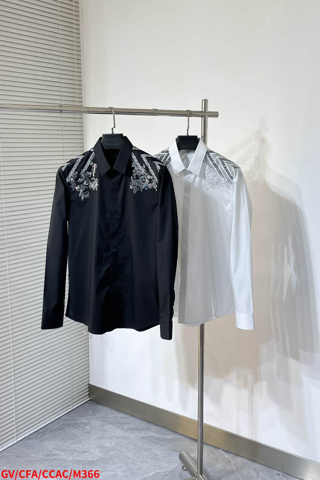 Luxurious Long-Sleeved Cotton Shirt: High-End Fashion Aesthetic Design, Noble Materials, Exquisite Details. - 图片 9