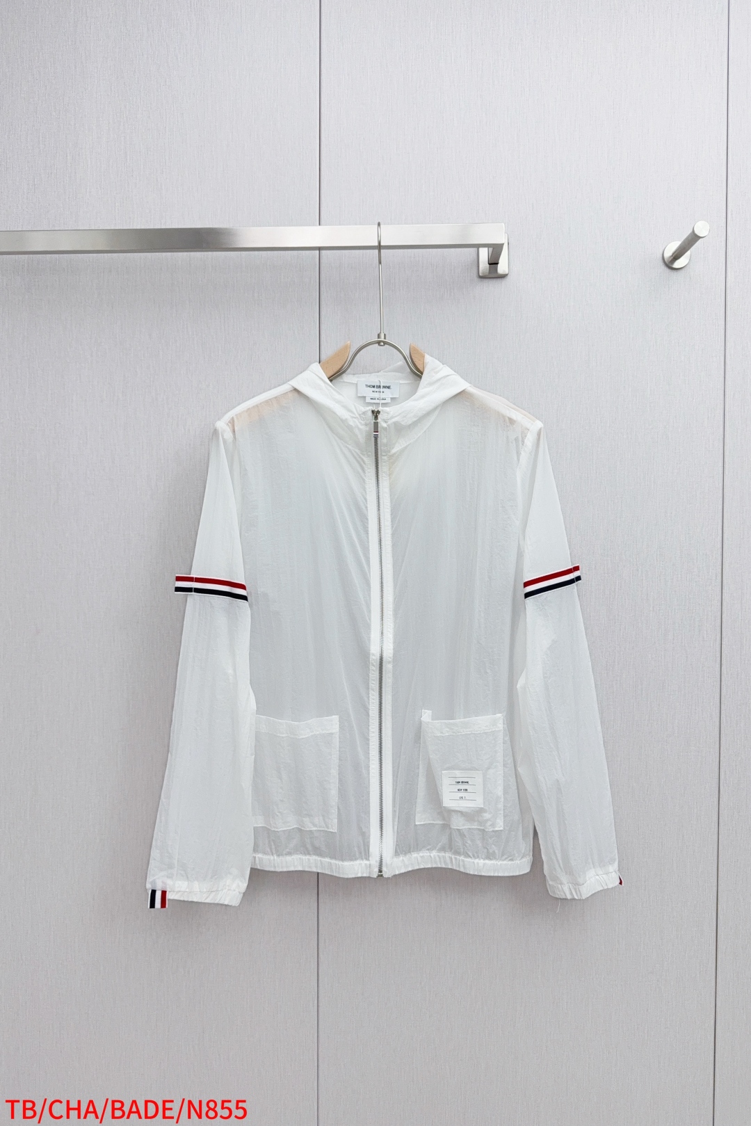 THOM BROWNE TB Sunscreen Jacket: High-Quality, UV-Protective Fabric in Four Colors