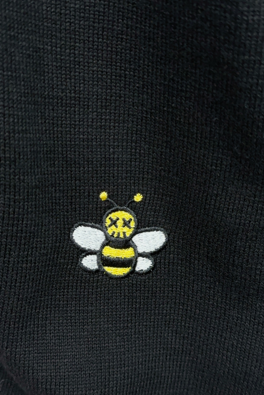 Dior Small Bee Embroidered Knit Shirt in Wool and Cotton Blend - 图片 6