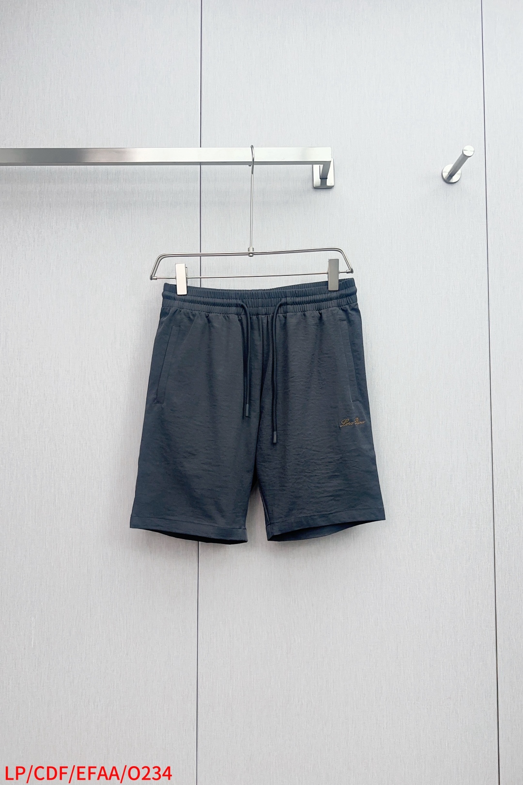 P566 O234 LP Men’s Classic Embroidery Shorts for Spring/Summer 2025 - 图片 1