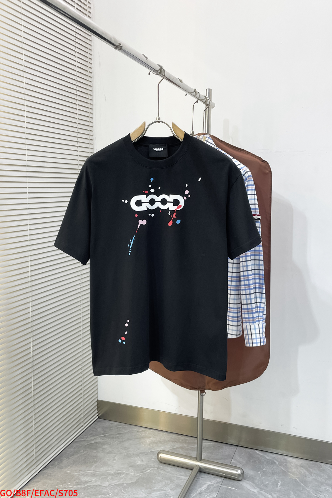 NO:729522,Replacement after the end of the year S705 GOOD 2026ss new fashion casual round neck casual worsted short sleeves luxury classic element design!  There is not too much complicated craftsmanship. It is about the fusion of design and materials. Simple European style. Sizes S-XXL. Three complete standards, T-shirt,19860909年后退换 S705 GOOD 2026ss新品时尚休闲圆领休闲精纺短袖 奢华经典元素设计！没有过多复杂的工艺 玩的就是设计与材质的融合 简约的欧风 尺码S-XXL 三标齐全,,T-shirt,,Men's clothing