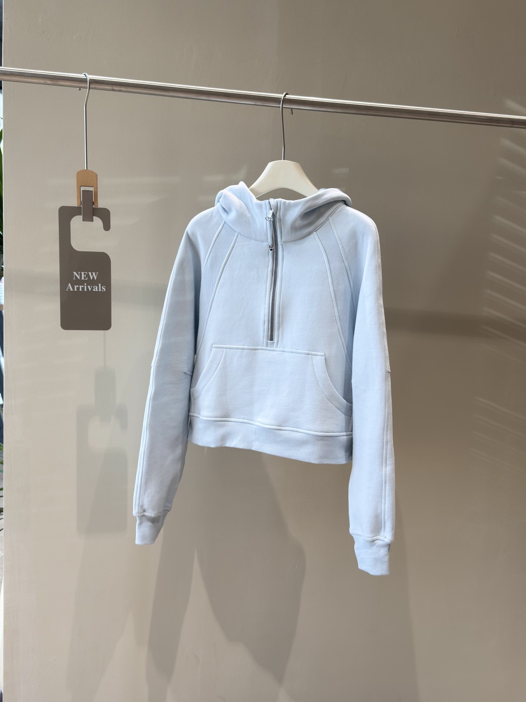 Lululemon Scuba Oversized Half-Zip Cropped Hoodie - Powder Blue 2 cmp i1756410482552 8047 0 1