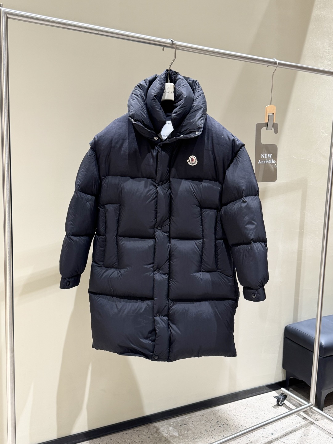 #正品级:𝑴𝒐𝒏𝒄𝒍𝒆𝒓｜蒙口 /盟可睐 25𝒔𝒔 Verone 秋冬新品限量款多功能【可拆袖】长款立领