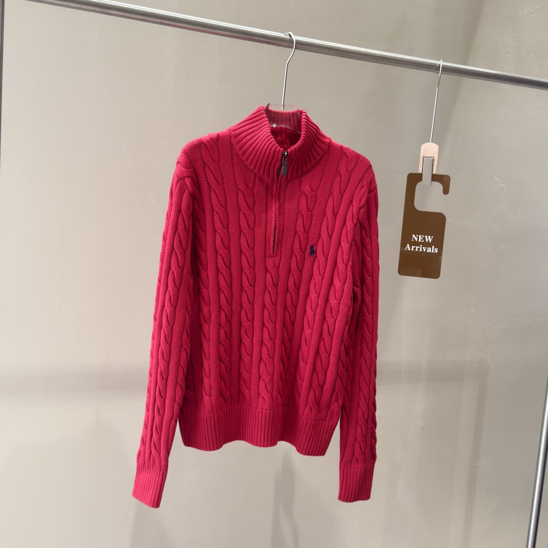 💰260 𝗣𝗼𝗹𝗼 𝗥𝗮𝗹𝗽𝗵 𝗟𝗮𝘂𝗿𝗲𝗻 ｜拉夫劳伦 半拉链立领针织衫-男女款  新年红

𝗦𝗶𝘇𝗲：XS S M L XL



编码：000250A

