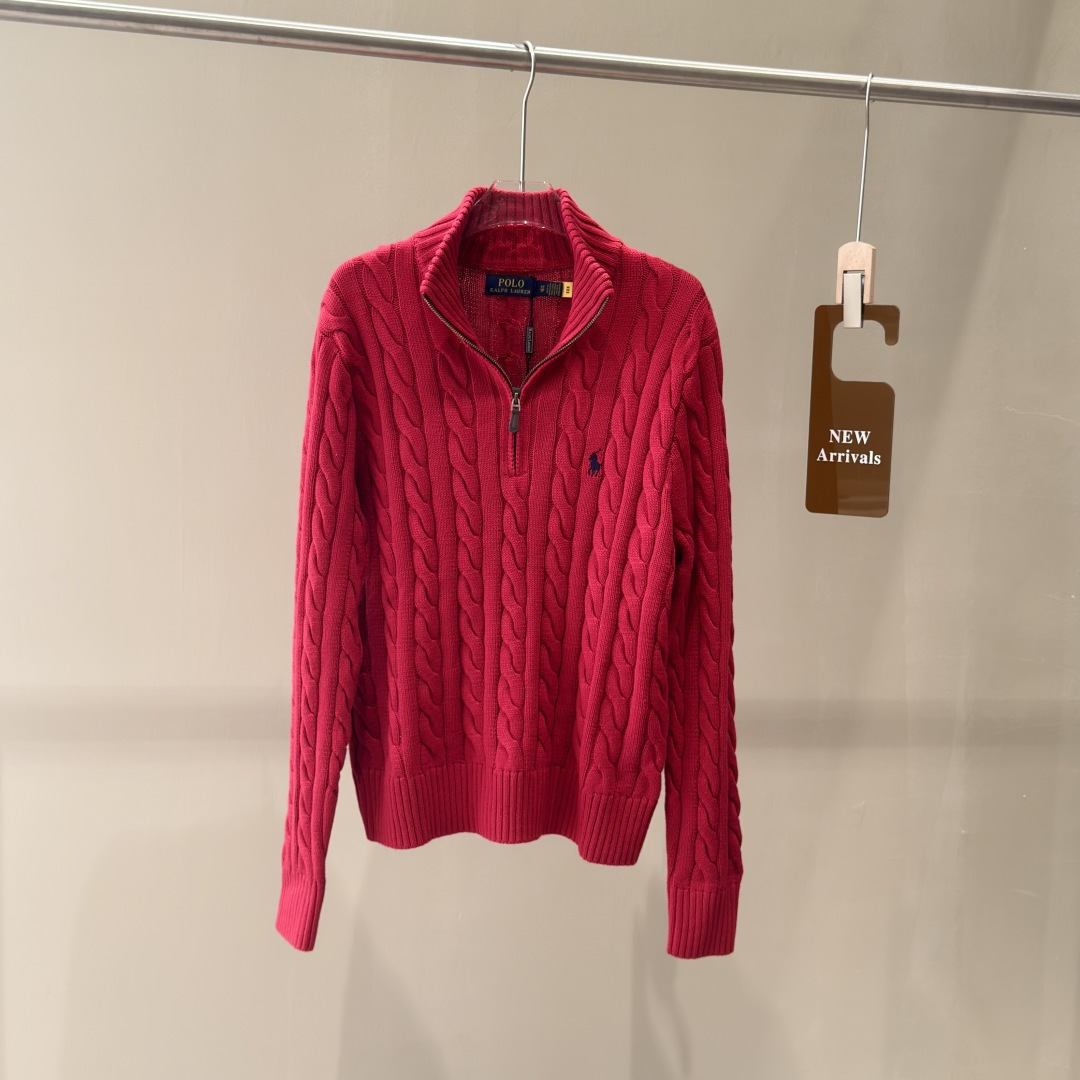 💰260 𝗣𝗼𝗹𝗼 𝗥𝗮𝗹𝗽𝗵 𝗟𝗮𝘂𝗿𝗲𝗻 ｜拉夫劳伦 半拉链立领针织衫-男女款  新年红

𝗦𝗶𝘇𝗲：XS S M L XL



编码：000250A

