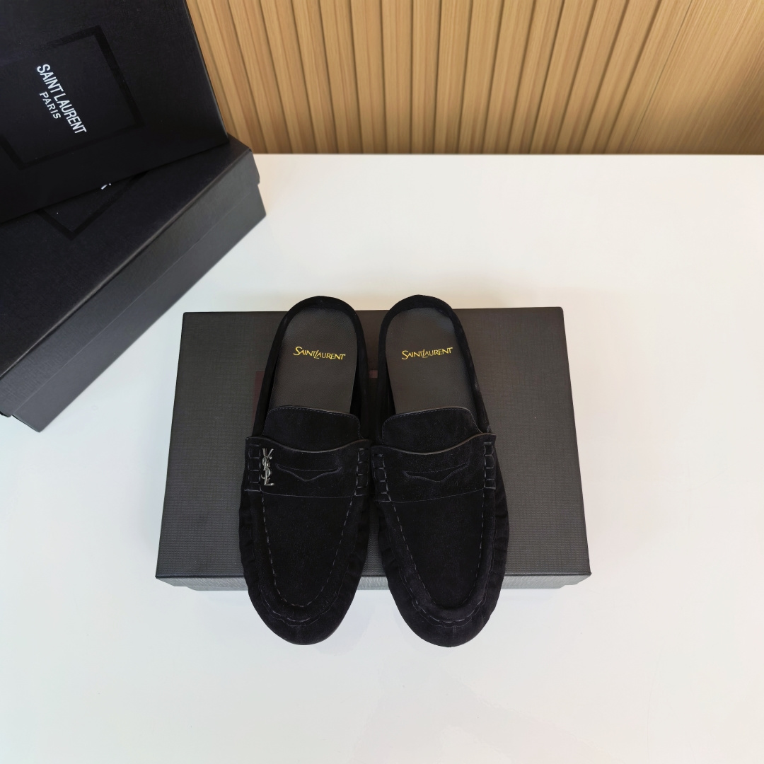 NO:485593,Black sheep, semi-drag, sheep19860909黑色羊京,半拖,sheep,Women's Shoes